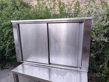 pensile acciaio inox 100x42x60h