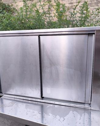 pensile acciaio inox 100x42x60h