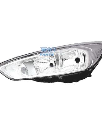 FARO SINISTRO FORD FOCUS 14-18 CON FONDO CROMATO