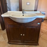 Mobile bagno legno massello artigianale