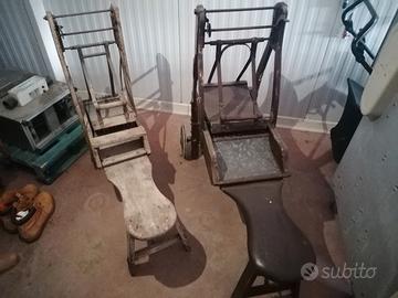 antichi attrezzi cardatori di lana