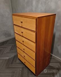 Cassettiera Vintage, Anni '60 Mid-Century