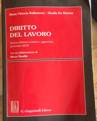 Manuale diritto del lavoro Ballestrero
