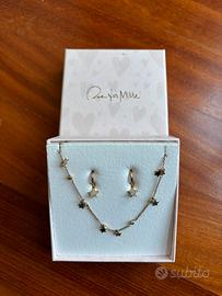 Collana e orecchini argento Rue des Mille