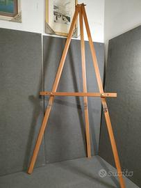 Cavalletto in legno a lira