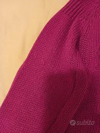 maglione rosso di cotone 