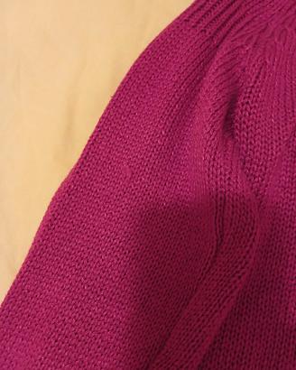 maglione rosso di cotone 
