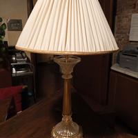 lampada da tavolo Delta quattro in cristallo e ott