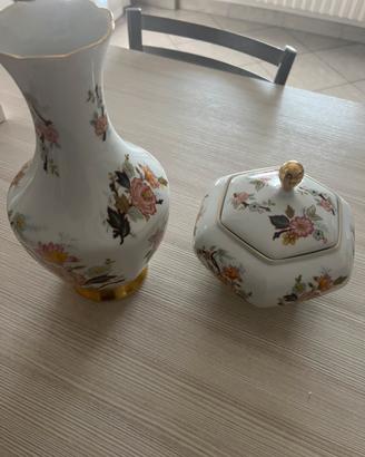 Set da 2 pezzi vaso piu scatola con coperchio