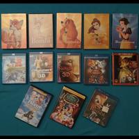 DISNEY DVD - BLURAY - 3D - LOTTO 13 PEZZI