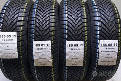 4 GOMME 185 65 15 YOKOHAMA 100% INV RIF3977