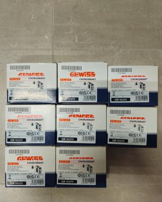 8 nuovi moduli tapparella gewiss chorus GW10675 
