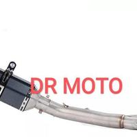 Scarico completo specifico kawasaki 650 collettore