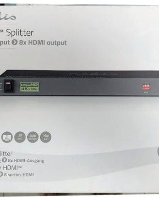HDMI SPLITTER 1 IN - 8 OUT - 4K€60HZ - HDCP 2.2