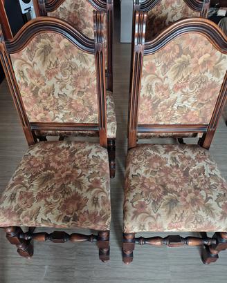 Set 4 Sedie in Stile Classico/Antico