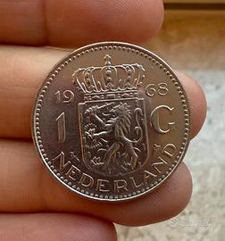 Moneta 1 Fiorino (1G) Olanda 1968