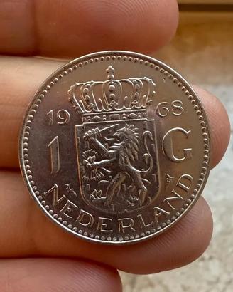 Moneta 1 Fiorino (1G) Olanda 1968