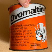 VECCHIA SCATOLA DI LATTA OVOMALTINA VINTAGE
