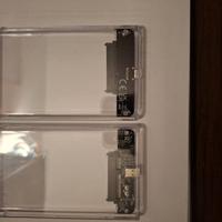 2 case trasparenti custodie esterne per hard disk