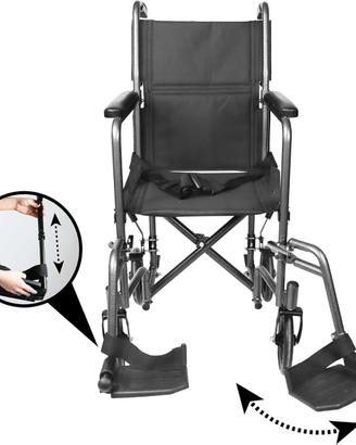 PEPE Mobility Sedia a Rotelle Pieghevole Leggera