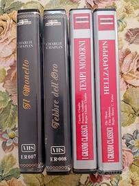 Lotto 4 VHS Film Classici Chaplin + Hellzapoppin