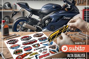 🏍️ Adesivi Moto Personalizzati | Kit Grafiche