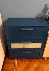 BRIMNES Cassettiera con 3 Cassetti