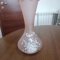 Vaso Rosa Satinato Vintage