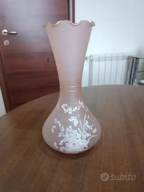 Vaso Rosa Satinato Vintage