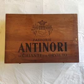 cassetta legno vini fattorie ANTINORI