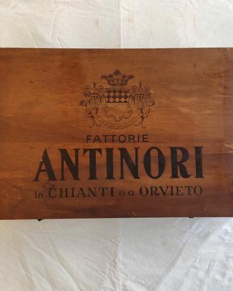 cassetta legno vini fattorie ANTINORI