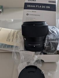 Sigma 56 F1.4 Contemporary DC DN per Fuji X