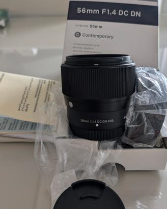Sigma 56 F1.4 Contemporary DC DN per Fuji X