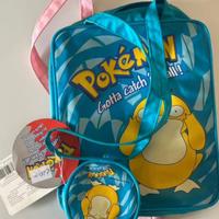 Zaino Pokemon Psyduck Anni 2000 Originale Nintendo