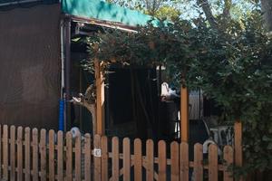 Stanziale con veranda e roulotte casalborsetti