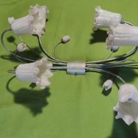 Plafoniera artigianale in ferro  più applique