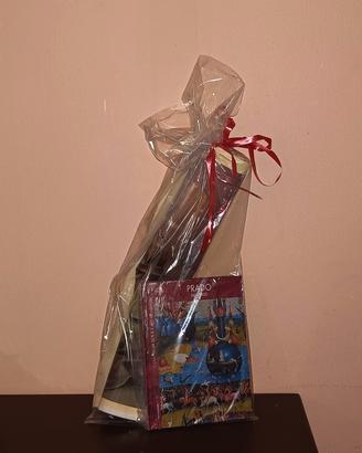 libro e stampa su tela 