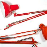 Lampade 2 da tavolo con 1 Naska Rosse vintage 