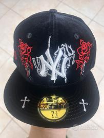 Cappello New Era NY 59FIFTY nero rose