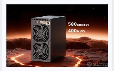 GOLDSHELL XT BOX 580GH/s — ASIC miner Tari (XTM)