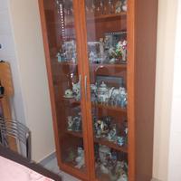 Vetrinetta 2 ante color ciliegio