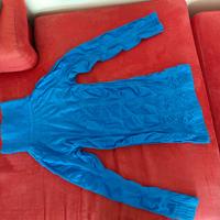 maglia lunga aderente collo alto S/M come nuova