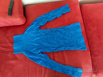 maglia lunga aderente collo alto S/M come nuova