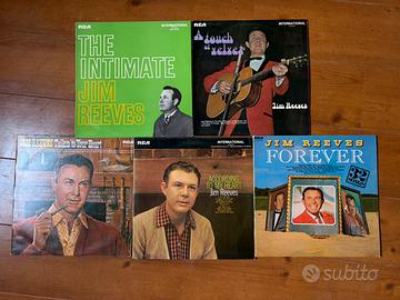 Lotto 5 LP Jim Reeves - Vinili Originali