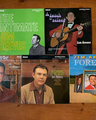Lotto 5 LP Jim Reeves - Vinili Originali