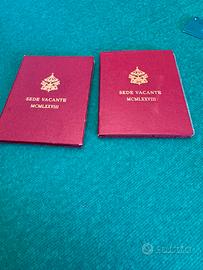 Due Monete lire 500 Vaticano sede vacante 1978