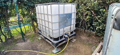 Cisterna cubo 1000 litri irrigazione