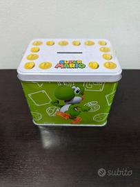 salvadanaio Yoshi Nintendo in metallo -New