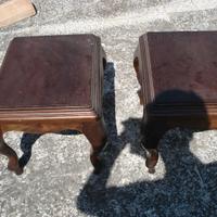 2 PIEDISTALLI O SUPPORTI IN LEGNO TENUTI BENISSIMO