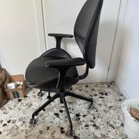 Sedia ufficio in pelle